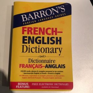 French dictionary Barron’s